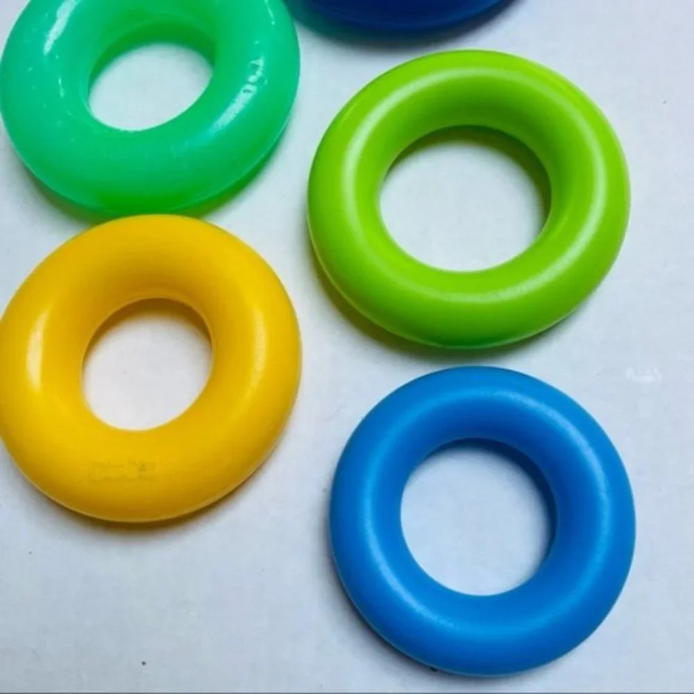 Fisher Price Ring Stacker Kids Toy Rack A Stack Multicolor Rings Learning Yellow - Picture 7 of 8